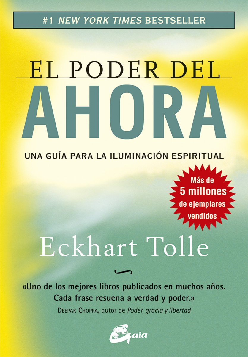 Portada Oficial de El Poder del Ahora - Eckhart Tolle